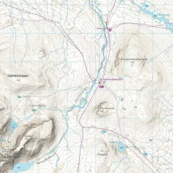Sverige: Jämtlandstriangeln Calazo Høyfjellskart 1:25 000