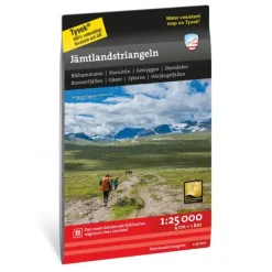 Sverige: Jämtlandstriangeln Calazo Høyfjellskart 1:25 000
