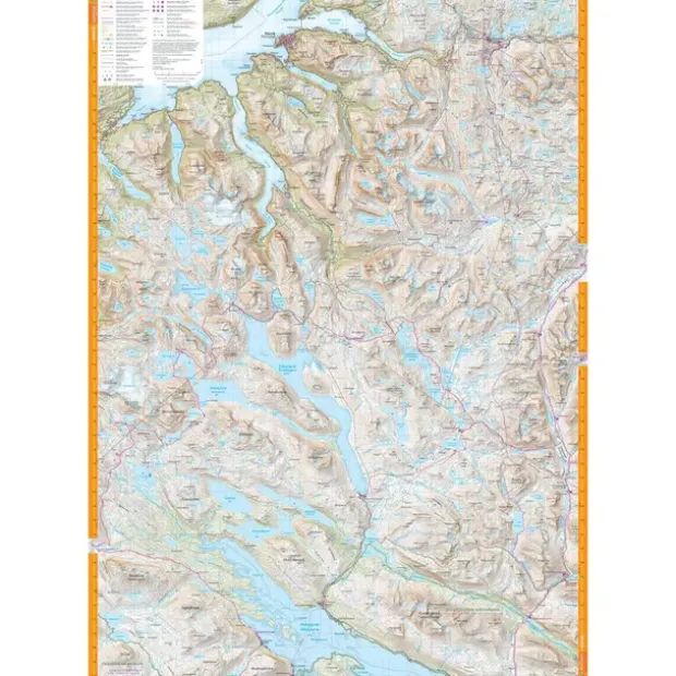Sverige: Kebnekaisefjällen Narvik Calazo Turkart 1:100 000