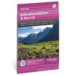 Sverige: Kebnekaisefjällen Narvik Calazo Turkart 1:100 000