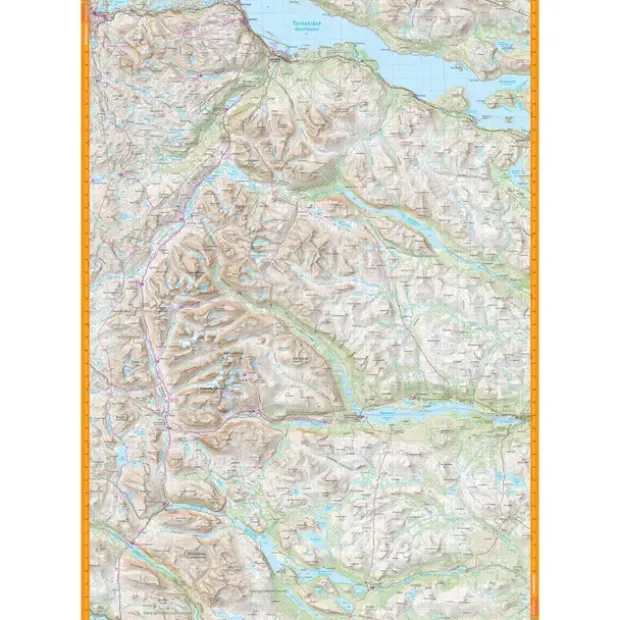 Sverige: Kebnekaisefjällen Narvik Calazo Turkart 1:100 000