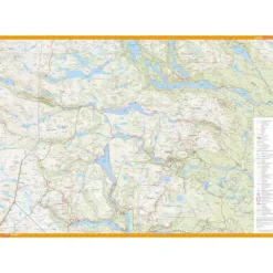 Sverige: Kittelfjäll–Borgafjäll Calazo Turkart 1:100 000