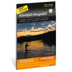 Sverige: Kittelfjäll–Borgafjäll Calazo Turkart 1:100 000