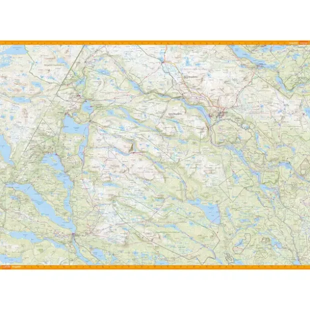 Sverige: Kittelfjäll–Borgafjäll Calazo Turkart 1:100 000