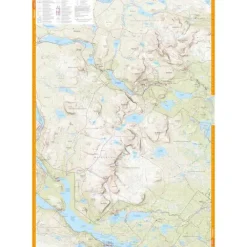 Sverige: Kittelfjäll Marsfjällen Klimpfj Calazo Turkart 1:50 000