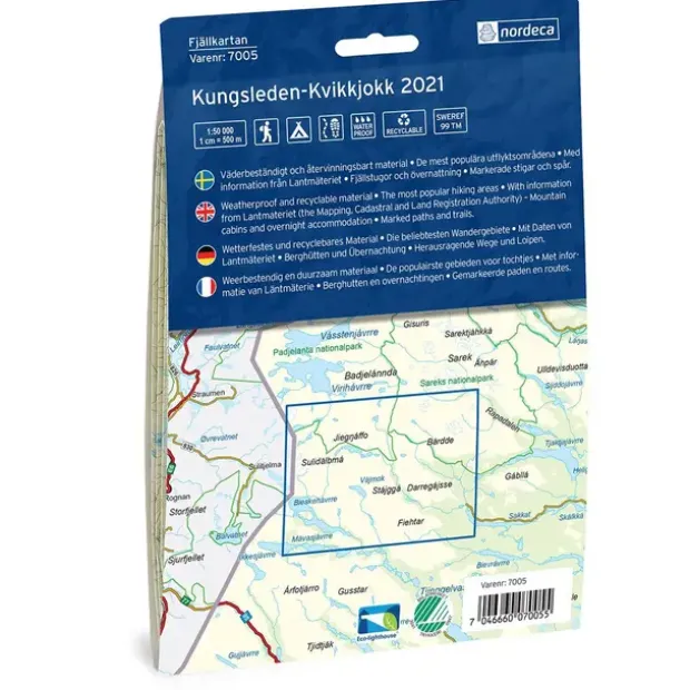 Sverige: Kungsleden-Kvikkjokk Nordeca Sverige 7005 Kungsleden-Kvikkjok