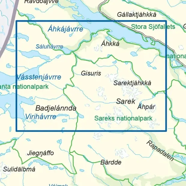 Sverige: Kungsleden-Padjelanta Nordeca Sverige 7003 Kungsleden-Padjelan