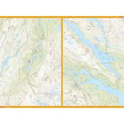 Sverige: Kvikkjokk–Adolfström Calazo Turkart 1:50 000 Kungsleden
