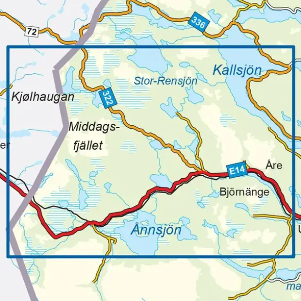 Sverige: Årefjällen Nordeca Sverige 7012 Årefjällen