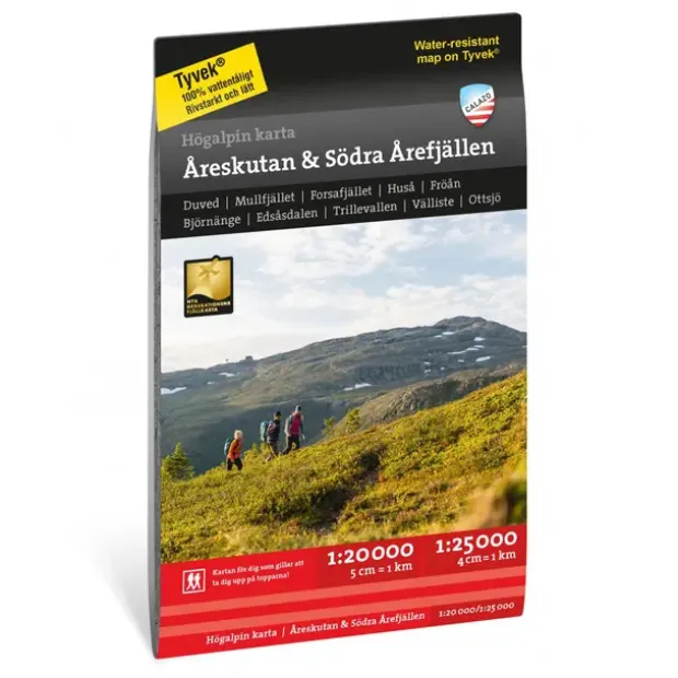 Sverige: Åreskutan Södra Årefjällen Calazo Høyfjellskart 1:20 000 1:25 000