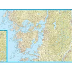Sverige: Södra Bohuslän Calazo Skjærgårdskart 1:50 000 Bohuslede