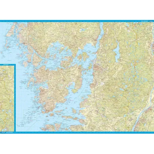 Sverige: Södra Bohuslän Calazo Skjærgårdskart 1:50 000 Bohuslede