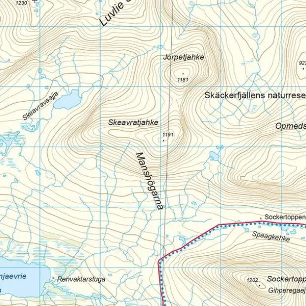 Sverige: Skäckerfjällen Nordeca Sverige 7011 Skäckerfjällen