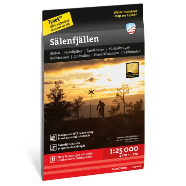 Sverige: Sälenfjällen Calazo Høyfjellskart 1:25 000