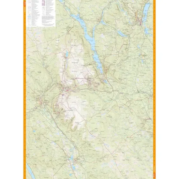 Sverige: Vemdalen Sonfjället Lofsdalen Calazo Turkart 1:50 000