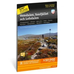 Sverige: Vemdalen Sonfjället Lofsdalen Calazo Turkart 1:50 000