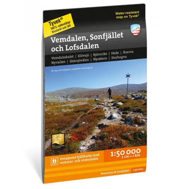 Sverige: Vemdalen Sonfjället Lofsdalen Calazo Turkart 1:50 000