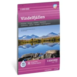 Sverige: Vindelfjällen Calazo Turkart 1:100 000