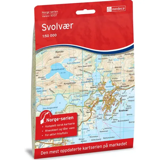 Svolvær Nordeca Norge 1:50 000 10137