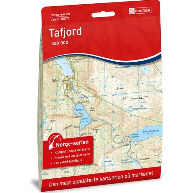 Tafjord Nordeca Norge 1:50 000 10071