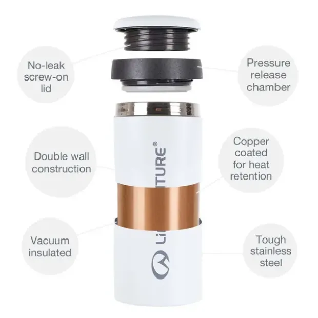 Termokopp Lifeventure Thermal Mug 3 dl MattBlack