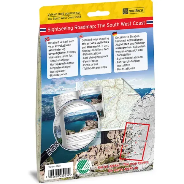 The South West Coast Nordeca Opplev 6023 The South West Coast