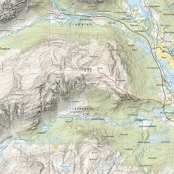 Togga Frudalshesten Calazo Høyfjellskart 1:25 000 Sogndal