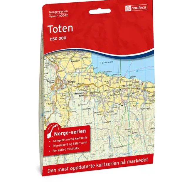 Toten Nordeca Norge 1:50 000 10042
