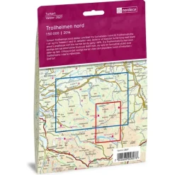 Trollheimen nord Nordeca Turkart 1:50 000 2827