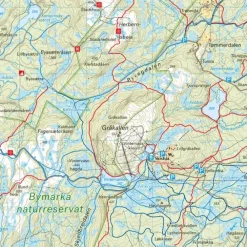 Trondheim Malvikmarka Calazo Stikart 1:25 000