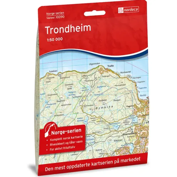 Trondheim Nordeca Norge 1:50 000 10090