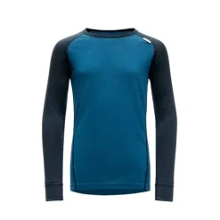 Trøye til barnDevold Breeze Merino Shirt Jr 14 284