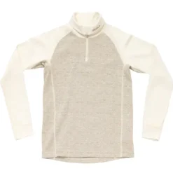Trøye til barnDevold Duo Active Merino Zip Jr 010