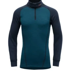 Trøye til barnDevold Duo Active Merino Zip Jr 284