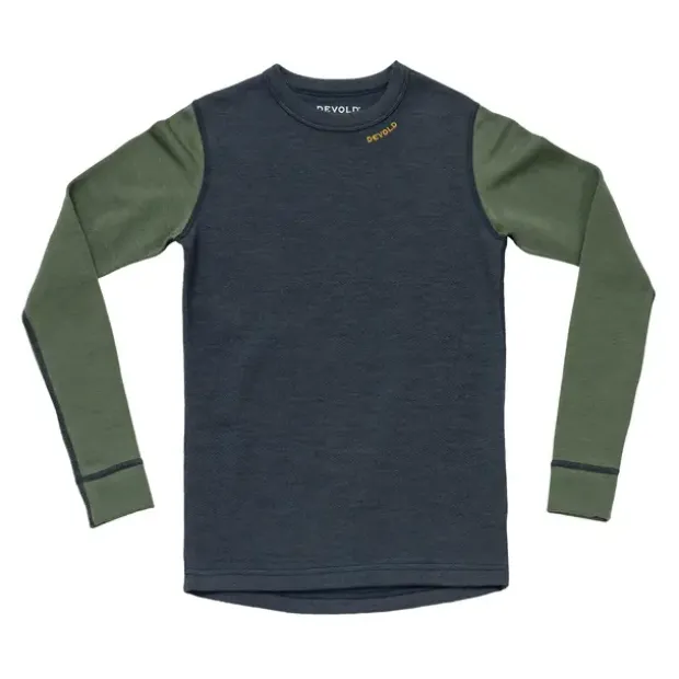 Trøye til barnDevold Expedition Merino Shirt Jr 14 287