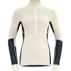 Trøye til dameDevold Wool Mesh Zip W 284