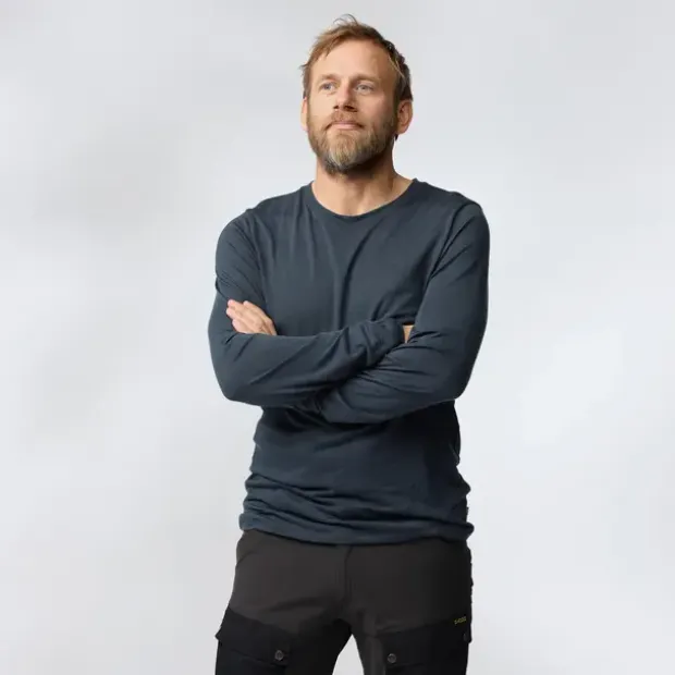 Trøye til herreFjällräven Abisko Wool LS 555