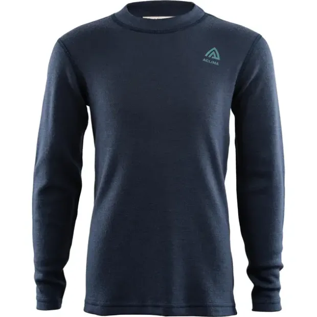 Trøye til juniorAclima Warmwool Crew Jr 140 285