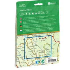 Trysil Nord Nordeca Topo 1:50 000 3043