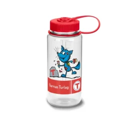 Turboflaske Nalgene Wide Sustain 500 ml ClearRed DNT