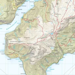 Ulvik Calazo Høyfjellskart 1:25 000