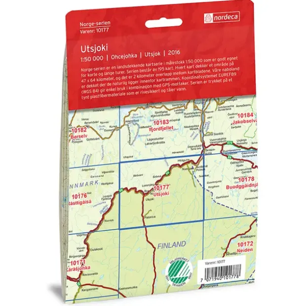 Utsjoki Nordeca Norge 1:50 000 10177