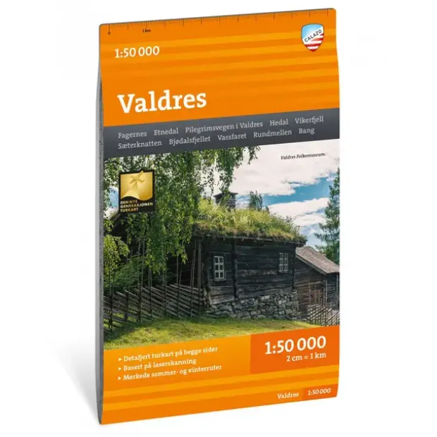 Valdres Calazo Turkart 1:50 000