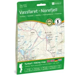 Vassfaret-Norefjell Nordeca Topo 1:50 000 3014