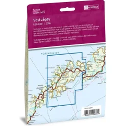 Vestvågøy Nordeca Turkart 1:50 000 2673