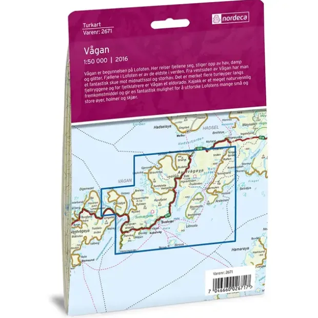 Vågan Nordeca Turkart 1:50 000 2671