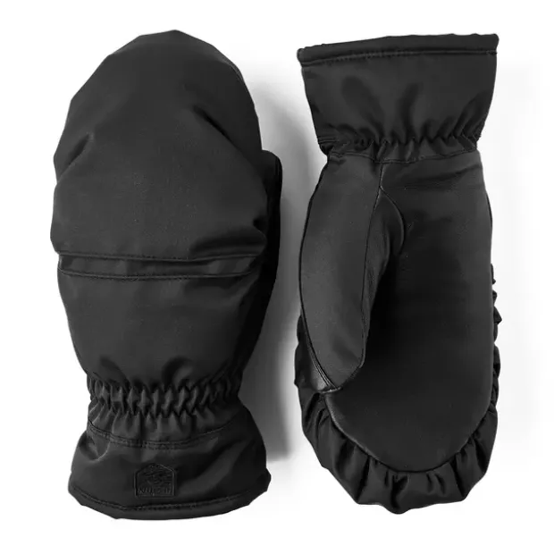 Votter til dameHestra Primaloft Leather Mitt W 7 100