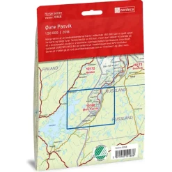 Øvre Pasvik Nordeca Norge 1:50 000 10168